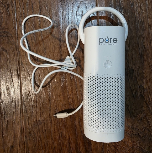 PURE Enrichment PureZone Mini Portable Air Purifier True HEPA Filter 3 Spds NEW - Picture 6 of 8